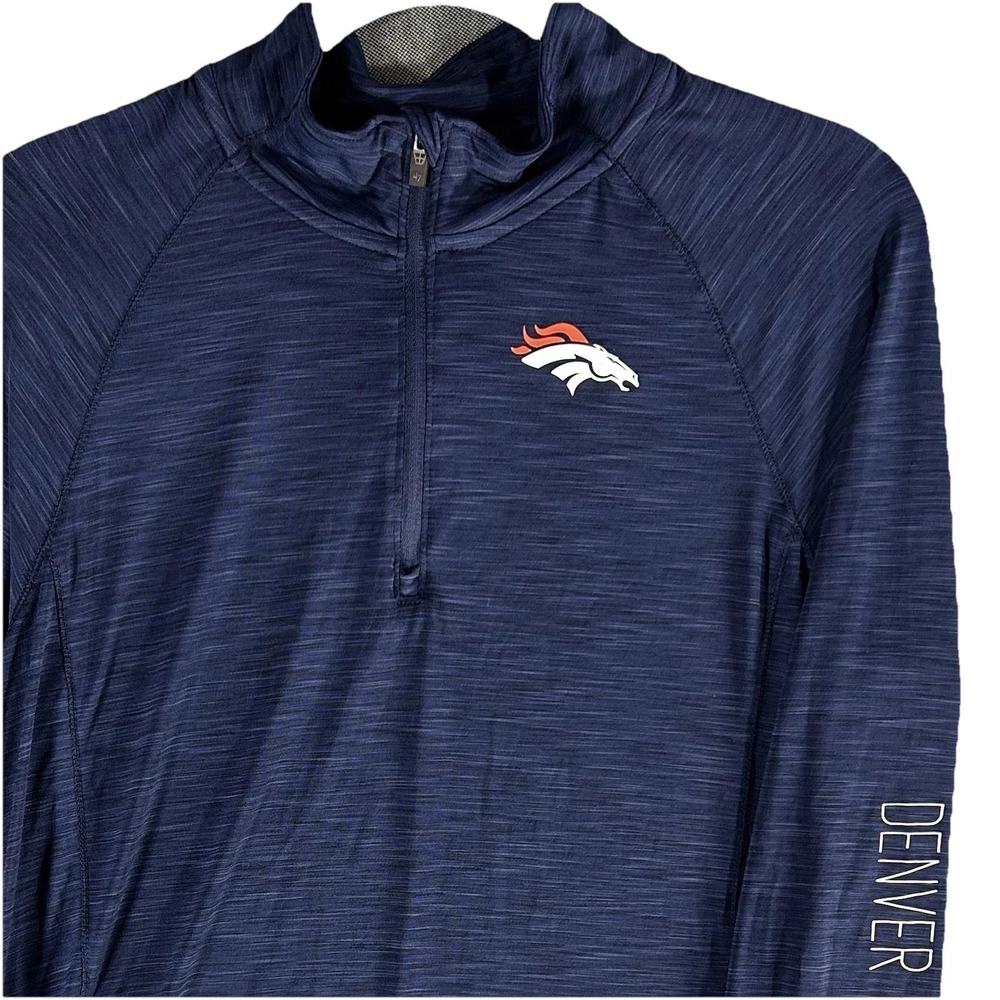 Denver Broncos Pullover Womens Medium Quarter Zip NFL‎ Football Under Armour